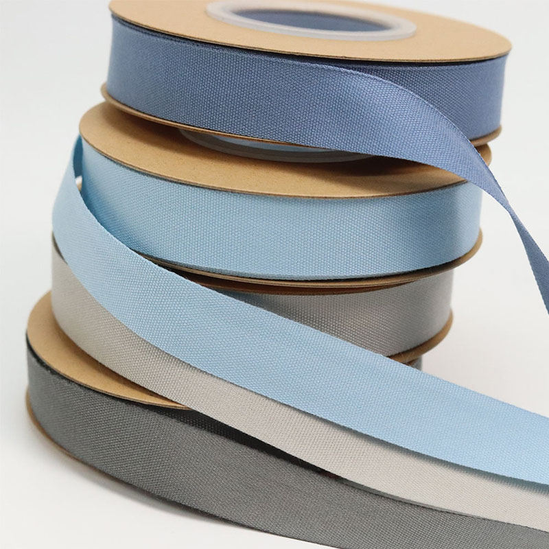 13mm Eco-Friendly Plain Custom Cotton Ribbon