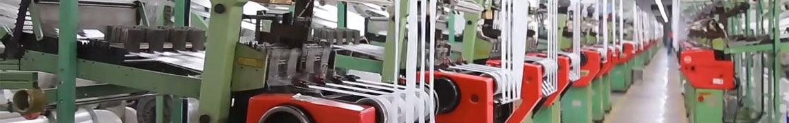 Ribbon production equipment in the Meedee factory
