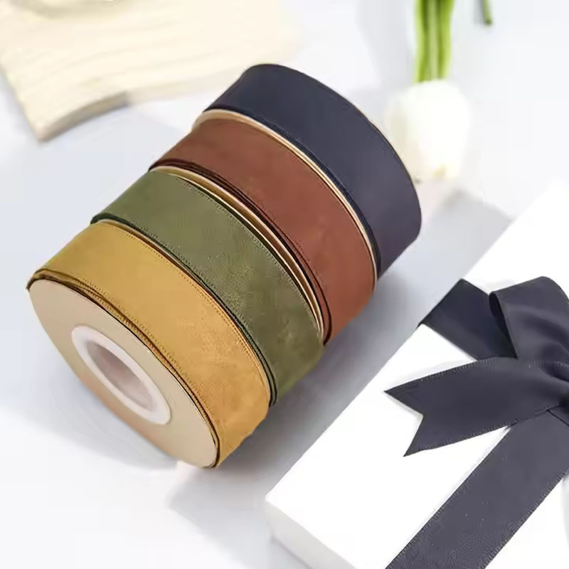 Luxurious velvet ribbon in rich colors